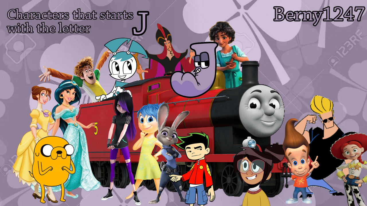 Letter R J Characters Characters that starts with the letter J by bnyn1247arts on DeviantArt