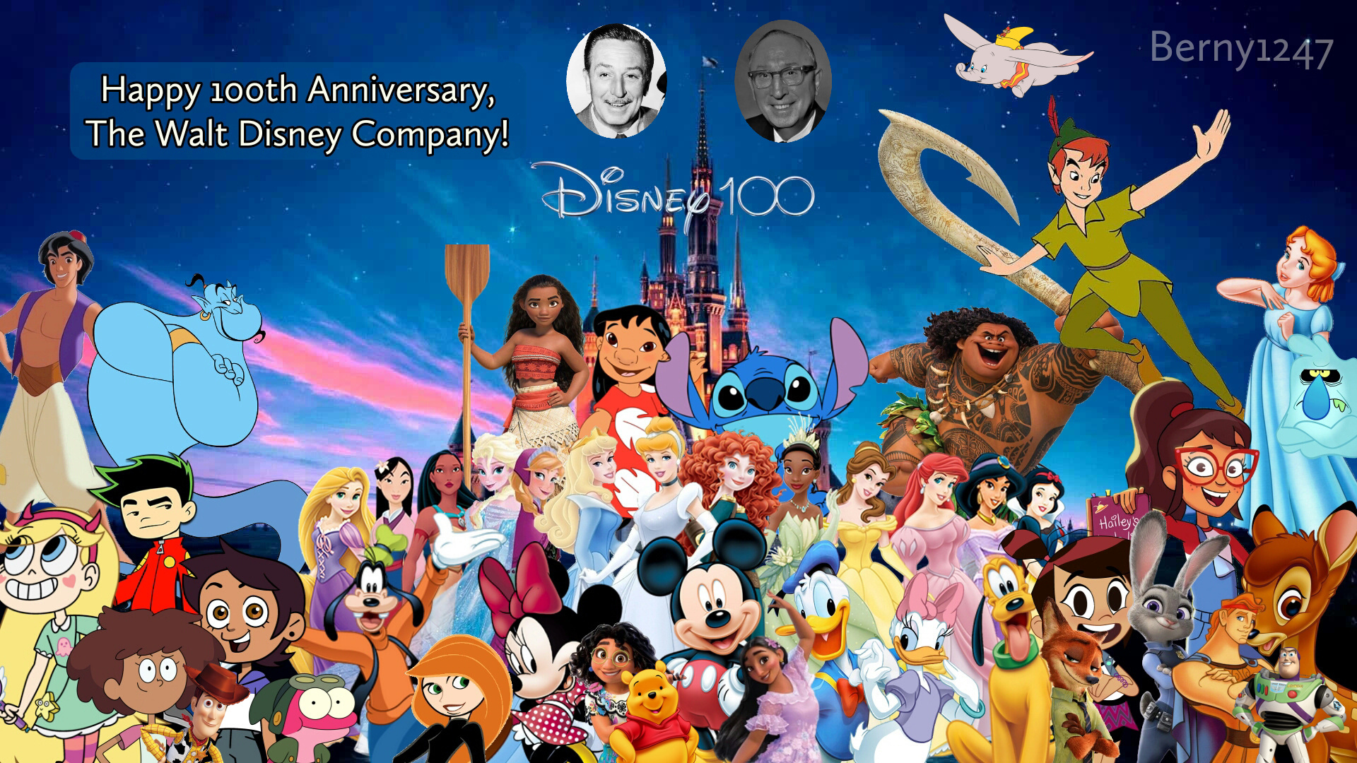 Disney 100 Years Of Wonder By Bnyn1247arts On DeviantArt disney-100-years-of-wonder-by-bnyn1247arts-on-deviantart