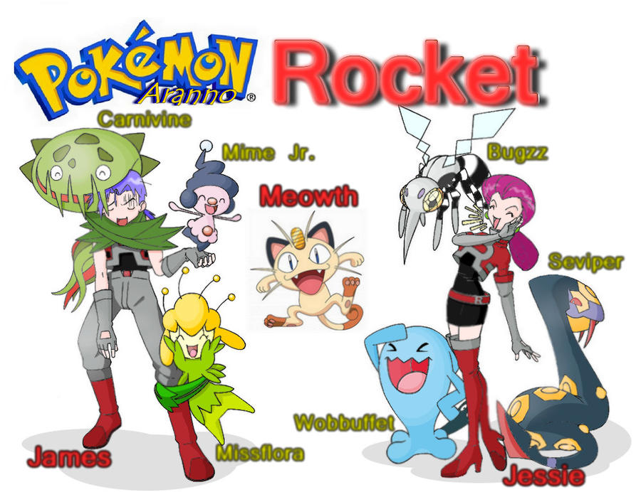 Equipe rocket e quase todos os seus pokemons