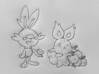 SCORBUNNY AND BURNNY