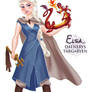 Elsa as Daenerys Targaryen