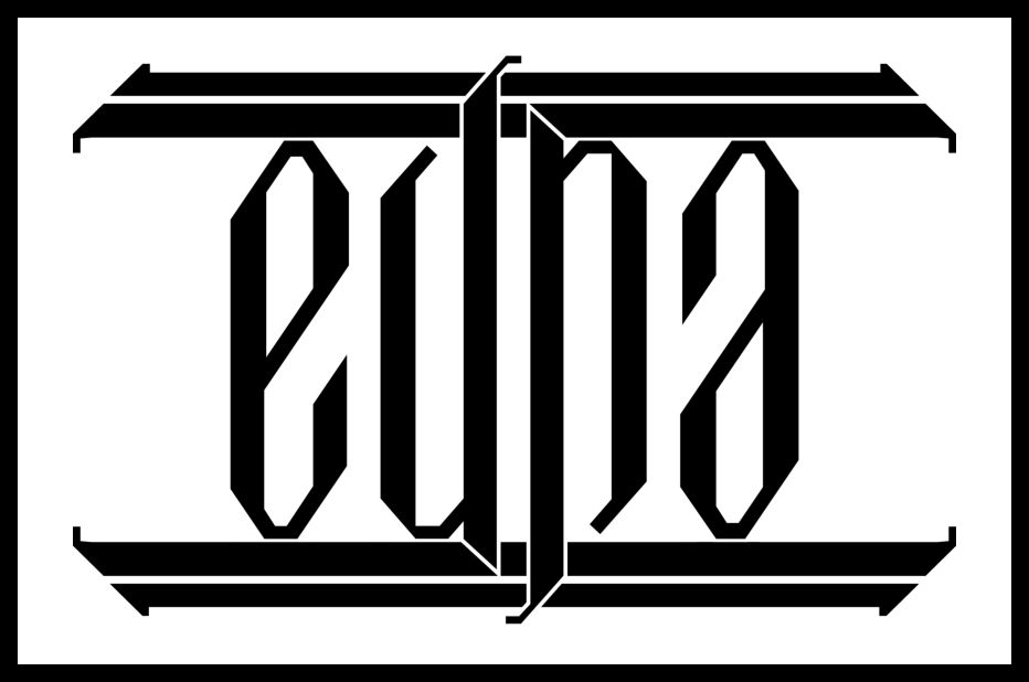 Edna Logo - Gothic Ambigram