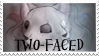 Two-Faced Stamp