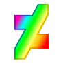 Rainbow DeviantArt Logo v.3