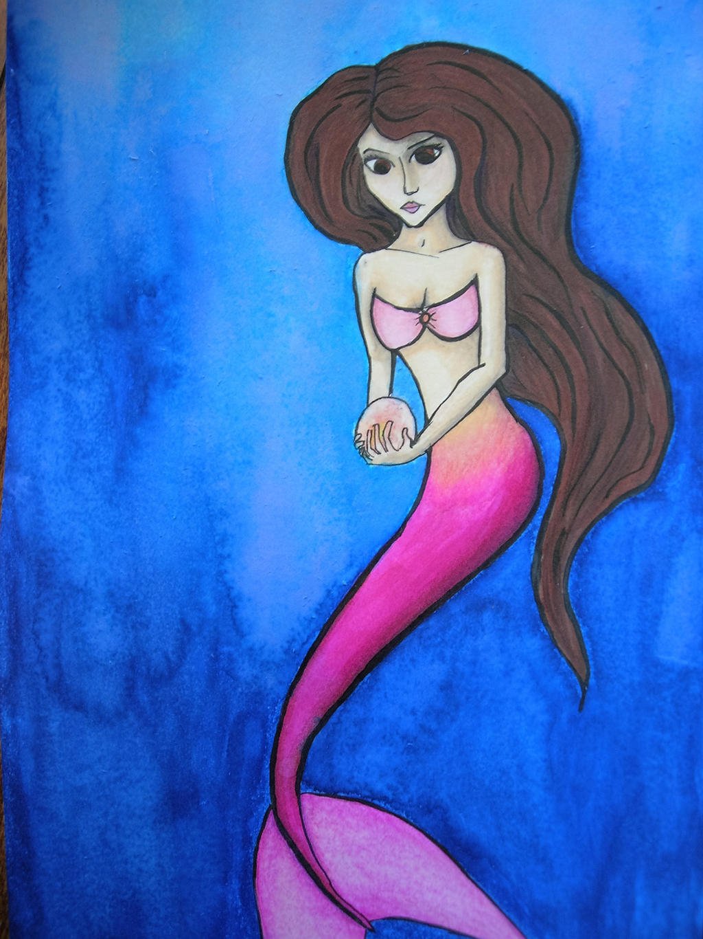 Pink Reverse Mermaid Pink Mermaid by LockheedTheDragon on DeviantArt