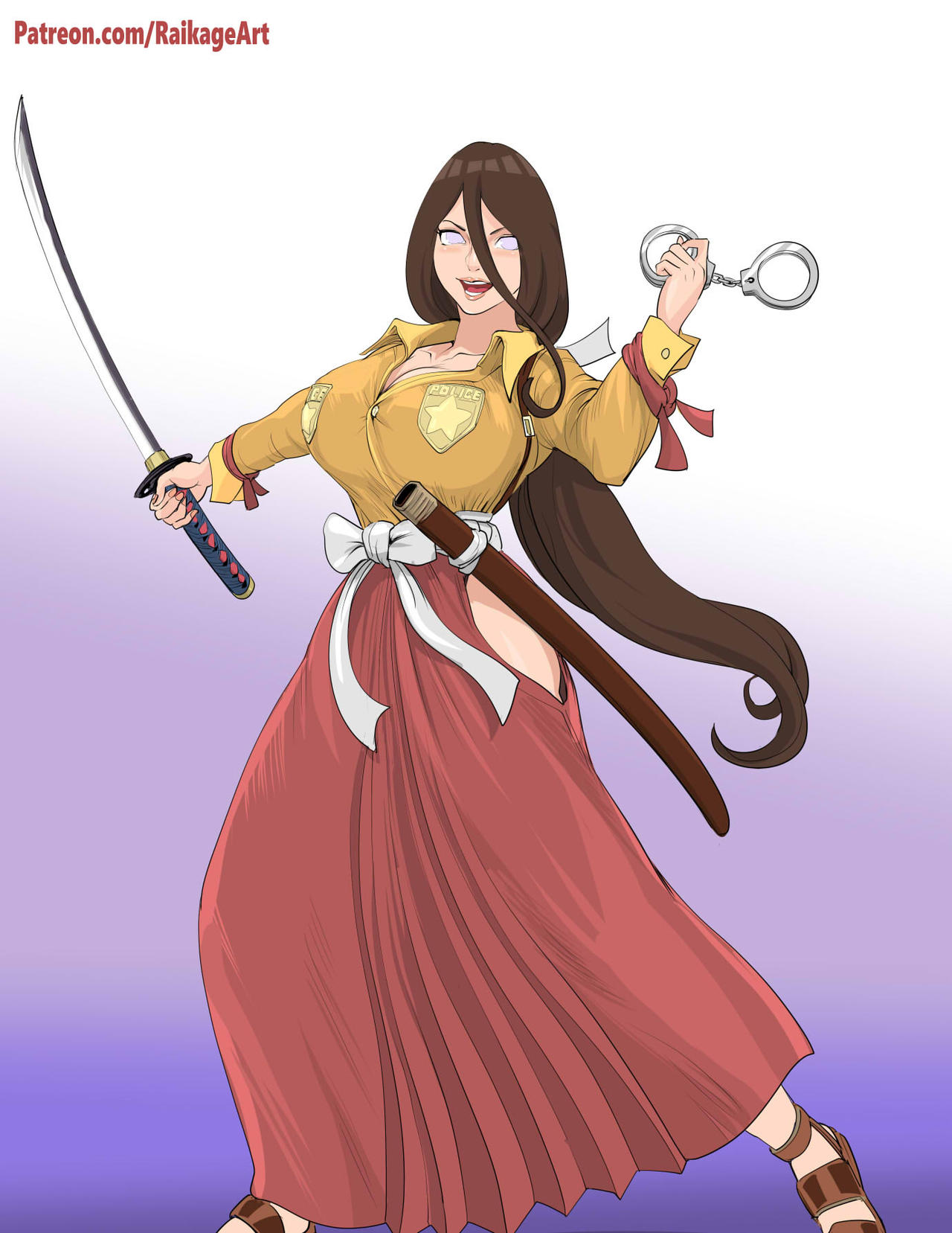Police Officer Hanabi by RaikageArt on DeviantArt Police Officer Hanabi by RaikageArt on DeviantArt