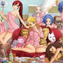 Fairy Tail Girls Pyjama Party
