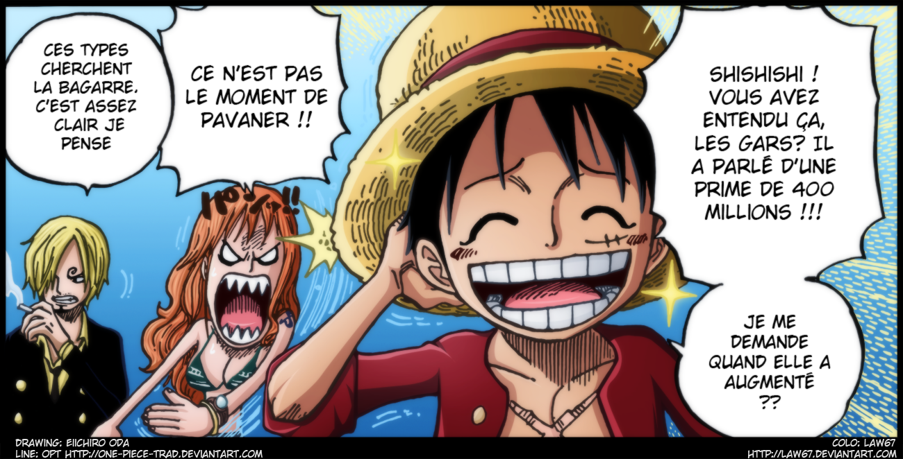 One Piece 628 Luffy epic face