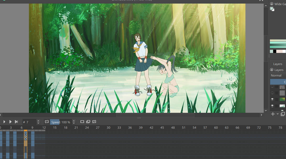 Deviantart Animation Area Animation Wip by ramen5000 on DeviantArt
