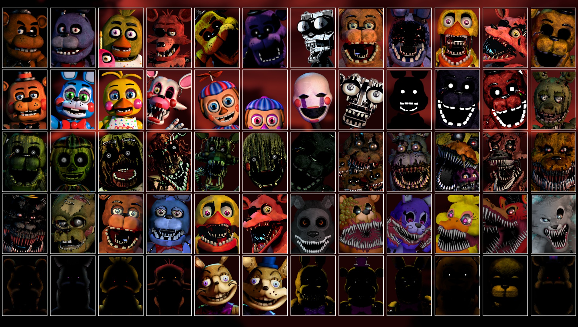 時 on X: Five Nights at Freddy's Ultimate Custom Night #FNAF   / X