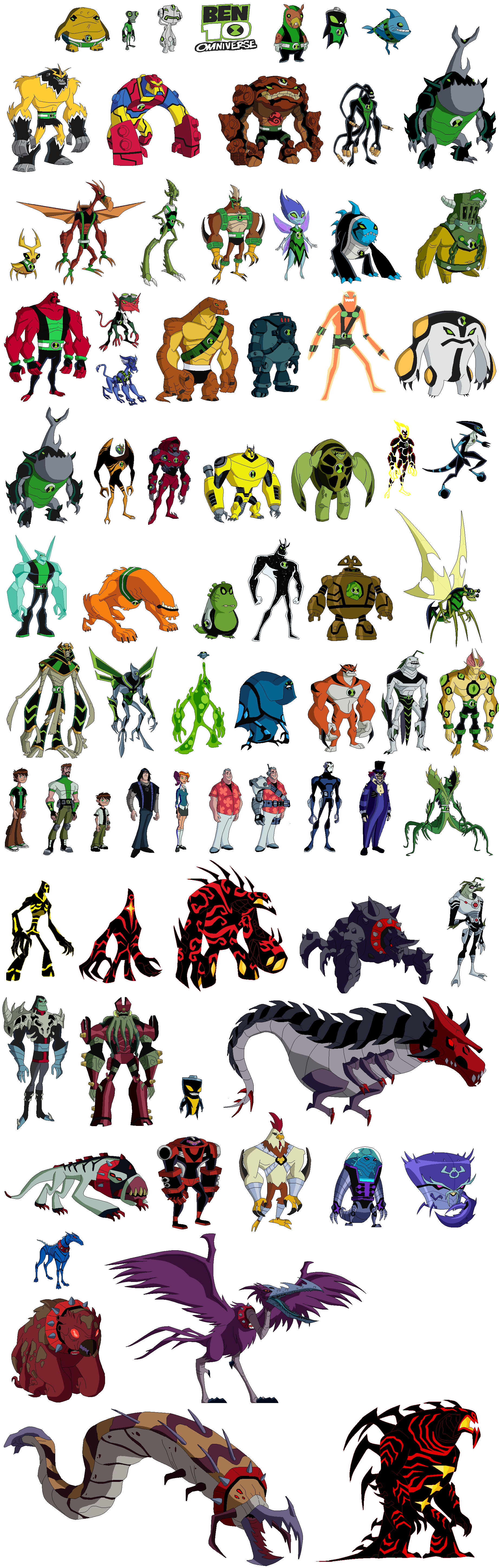 Ben 10 Omniverse Sprites