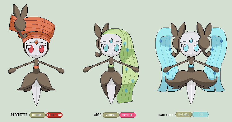 Meloetta: Aria vs Pirouette  Pokémon Form Fight (Mythical) 