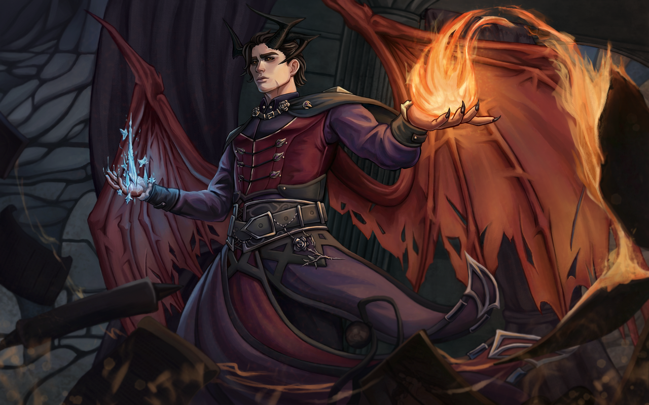 Devil Computer Oc DnD Devil | My OC by Waisur on DeviantArt