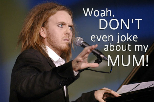 Serious Tim Minchin