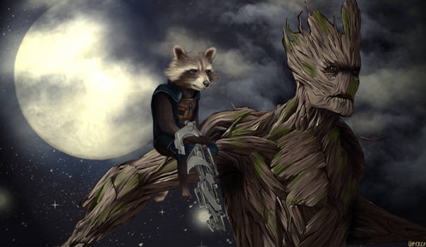 Rocket And Groot