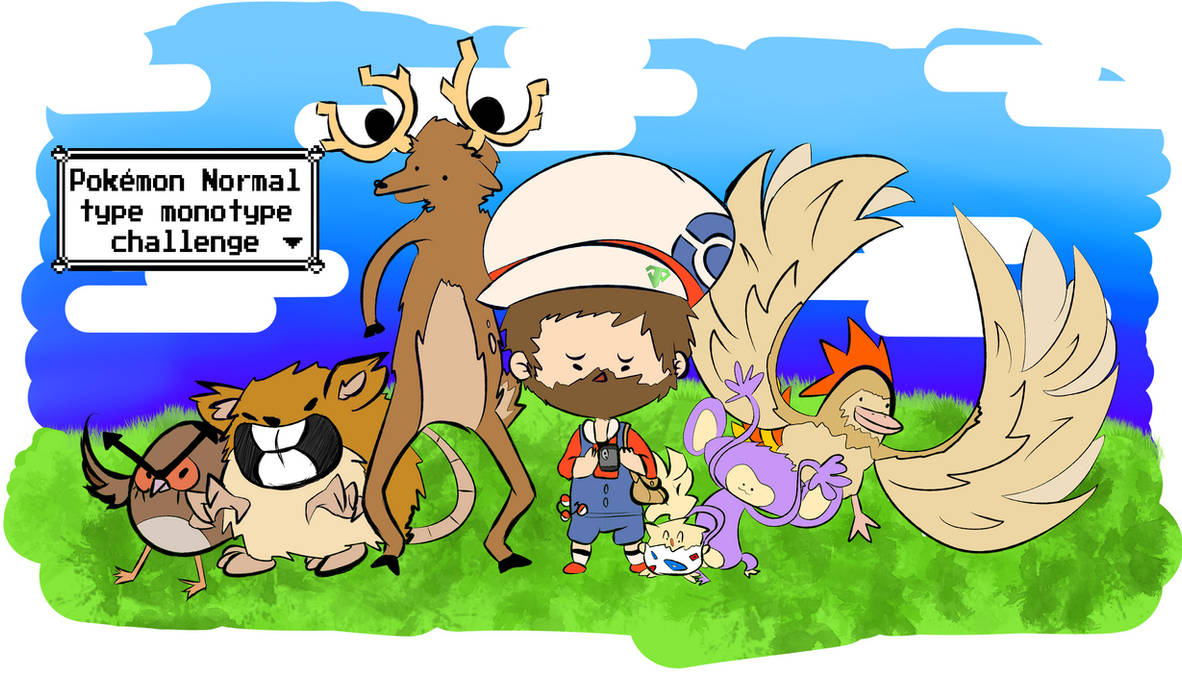 Pkmn HGSS Monotype challenge Normal Types! by EmeraldOdyssey on DeviantArt