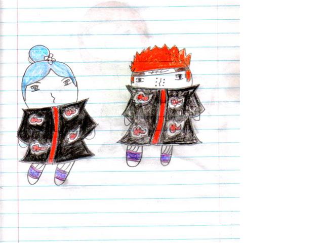 Pein and Konan