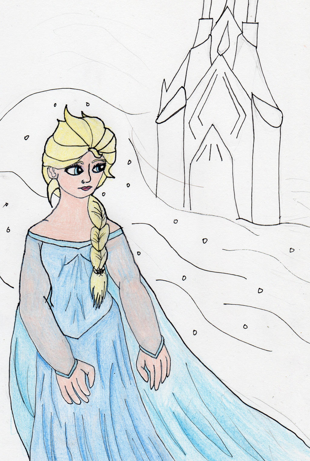 Frozen: Ice Castle by kakashisgirlfighter on DeviantArt