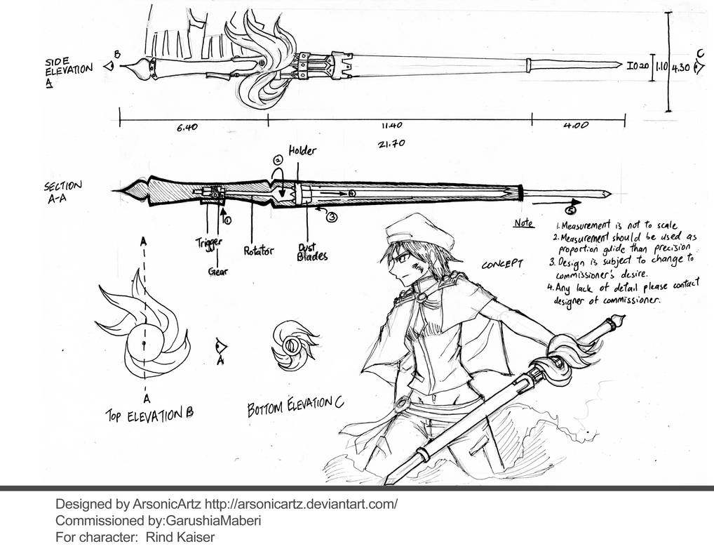 June Request 3- Weapon design by ARSONicARTZ June Request 3- Weapon design by ARSONicARTZ