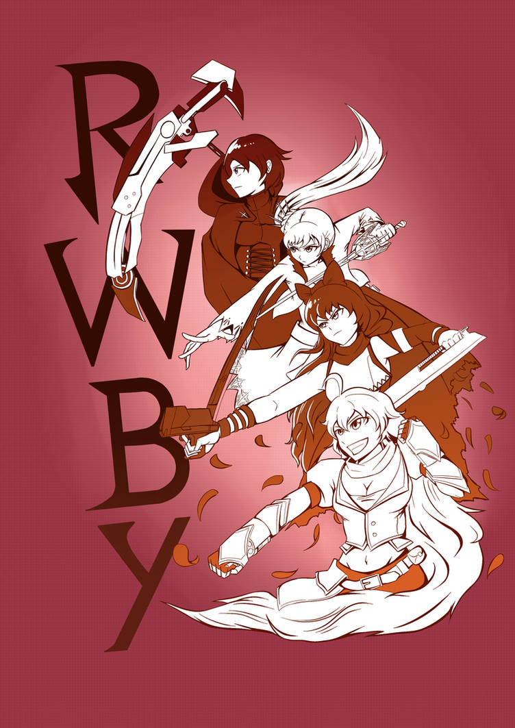 Sketch- TEAM RWBY by ARSONicARTZ Sketch- TEAM RWBY by ARSONicARTZ