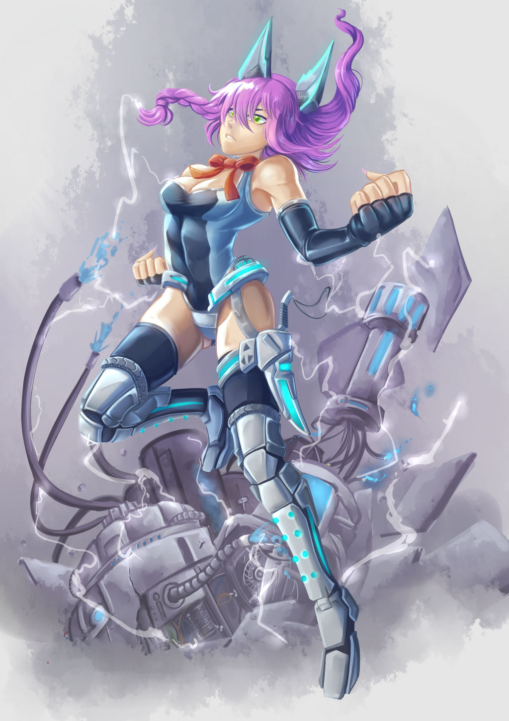 Commission: Adroid: Noel by ARSONicARTZ