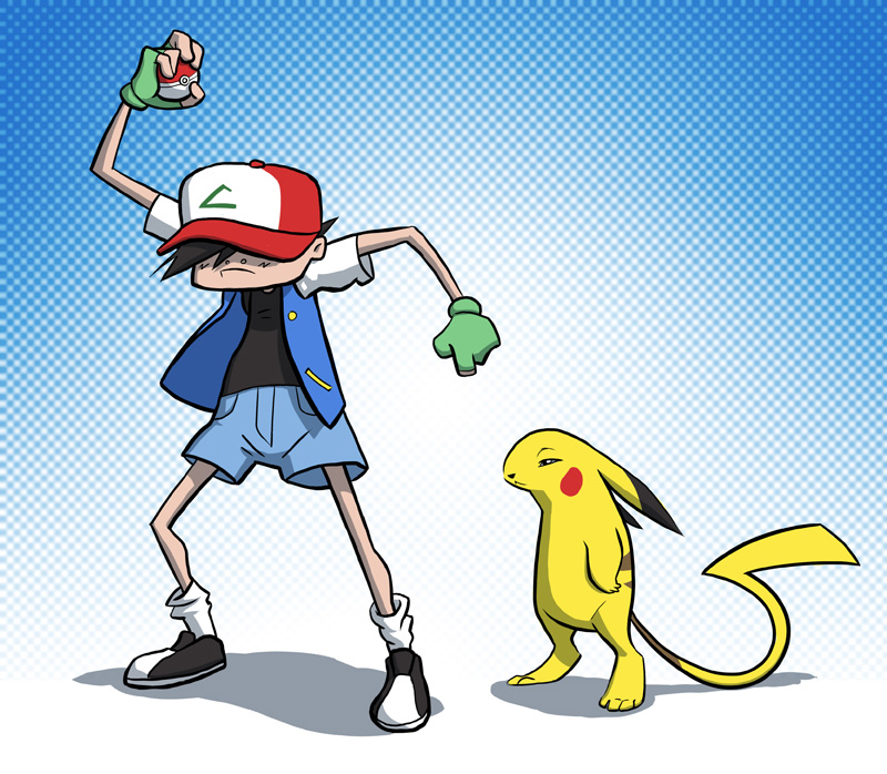 Ash + Pikachu