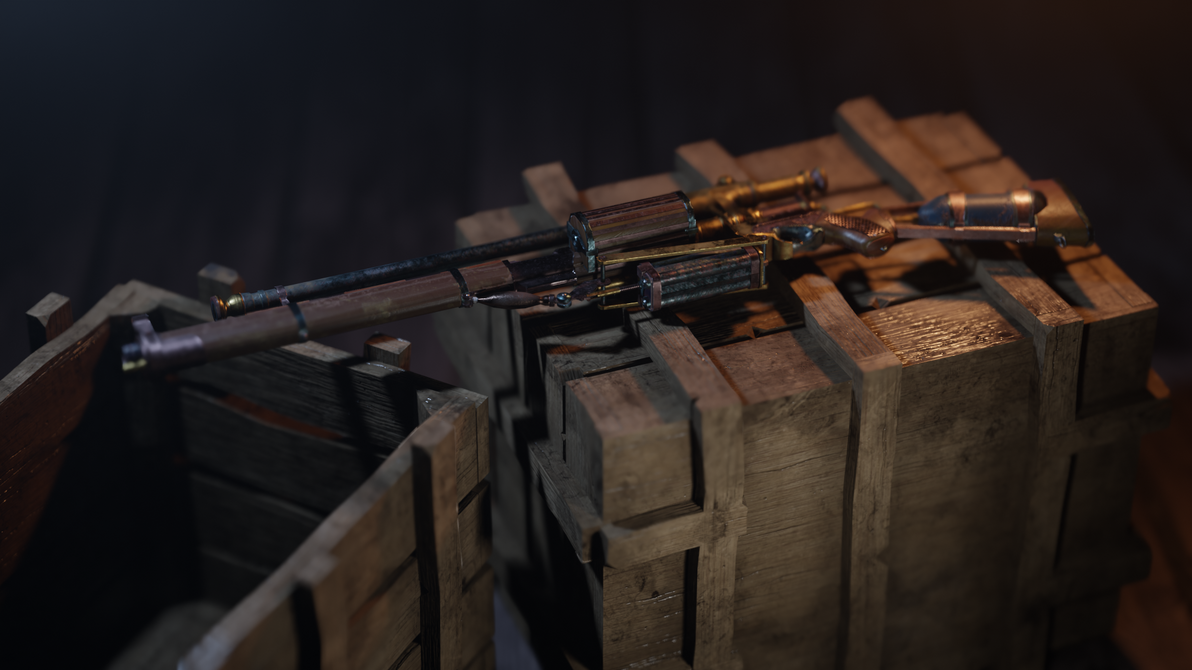 3D Model of Rifle by HeyBuddyIM on DeviantArt