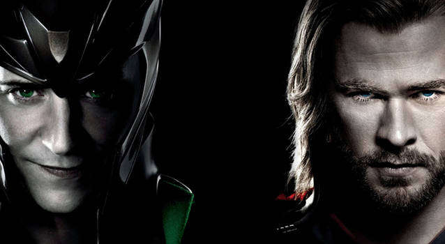 Thor and Loki Background.