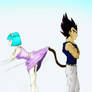 vegeta and bulma color