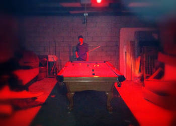 Billiards in the garage