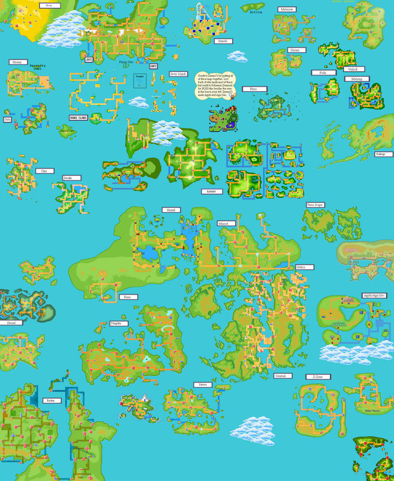 Pokemon World Map by Zeemo71 on DeviantArt