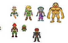 Custom Zelda Sprites