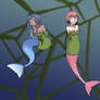 More Seaweed Wrapped Mermaids
