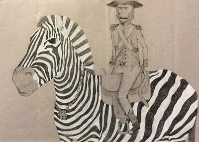 Napolean Monkey Napoleon Monkey Rides his Zebra to Victory by biffers on DeviantArt