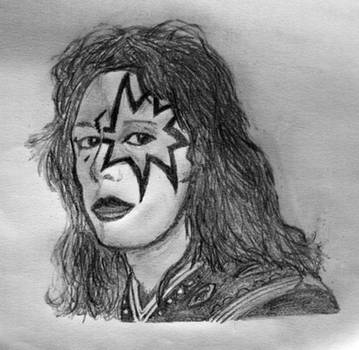 Ace Frehley (Half Make-up)