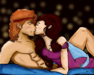 Hercules and Megara colors