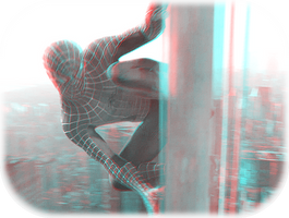 3D anaglyph Spider-Man 2002 APNG