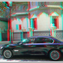 3D anaglyph Streets of Bucharest (Stavropoleos)