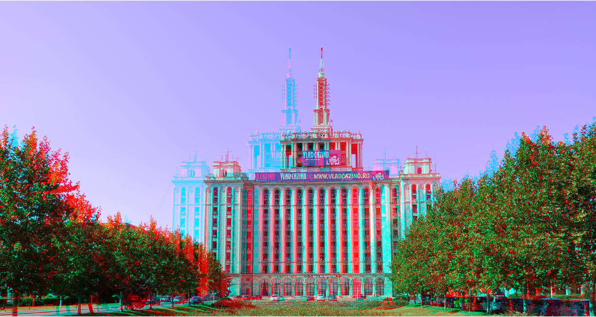 3D anaglyph House of the Free Press by gogu1234 on DeviantArt