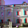 3D anaglyph Bucharest architecture 53