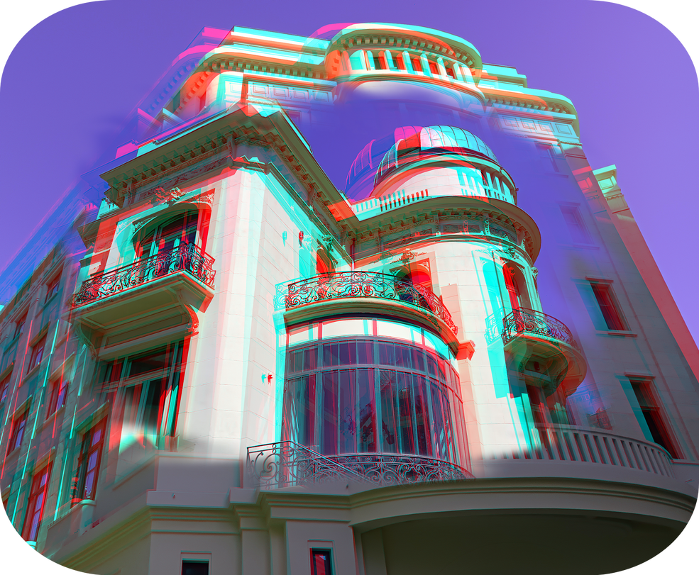 3D anaglyph Thinking about architecture 38 by gogu1234 on DeviantArt