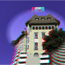 3D anaglyph Thinking about architecture 116