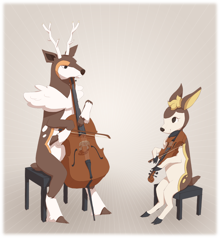 Deer string duet