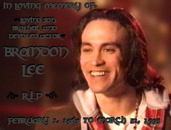 Dedicated for Brandon Lee