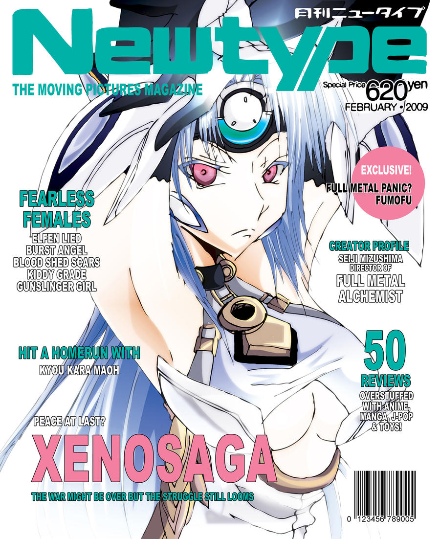 Xenosaga Newtype Cover