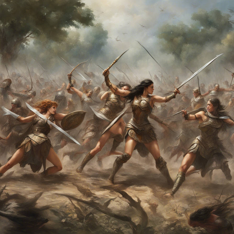 Deviantart Amazon Swords Amazons Battle by paulowrestler on DeviantArt