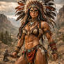 MUSCLED APACHE GIRL