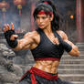 MUSCLED KUNG FU WOMAN