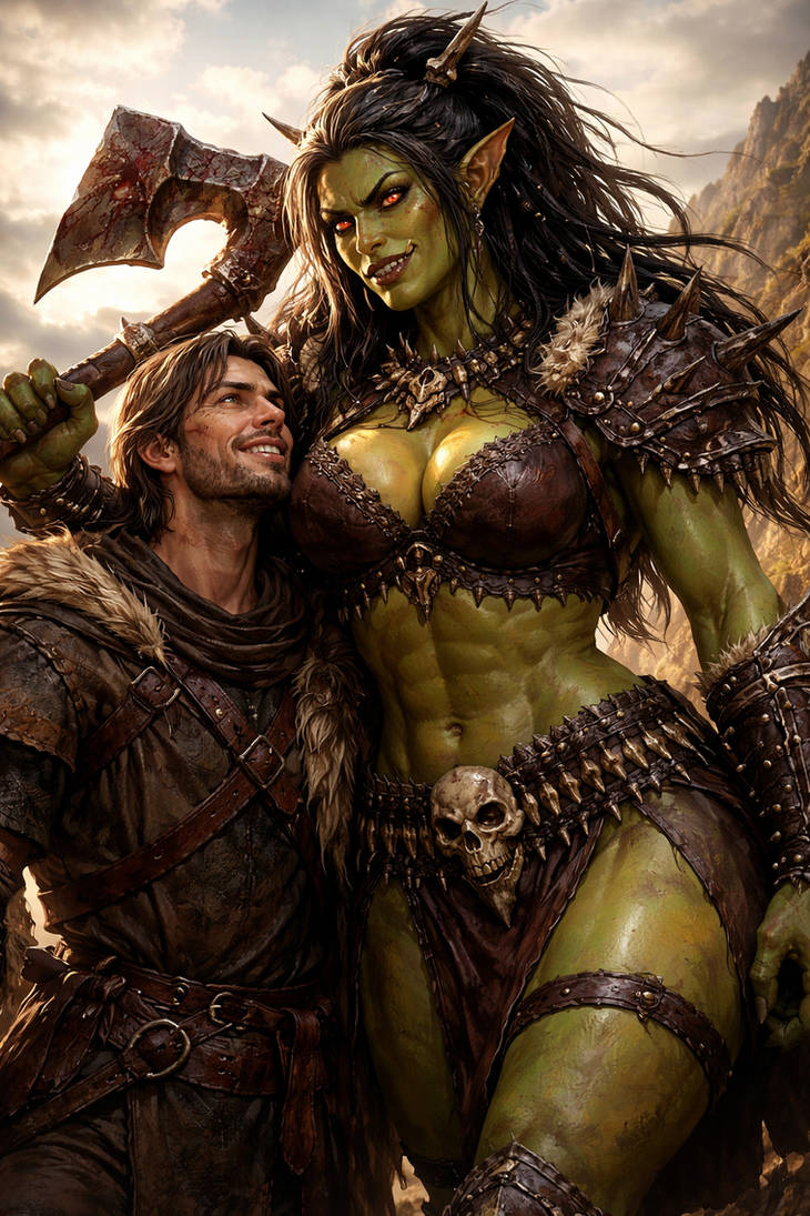 Orcess SAVAGE ORCESS AND HER BOYFRIEND by paulowrestler on DeviantArt