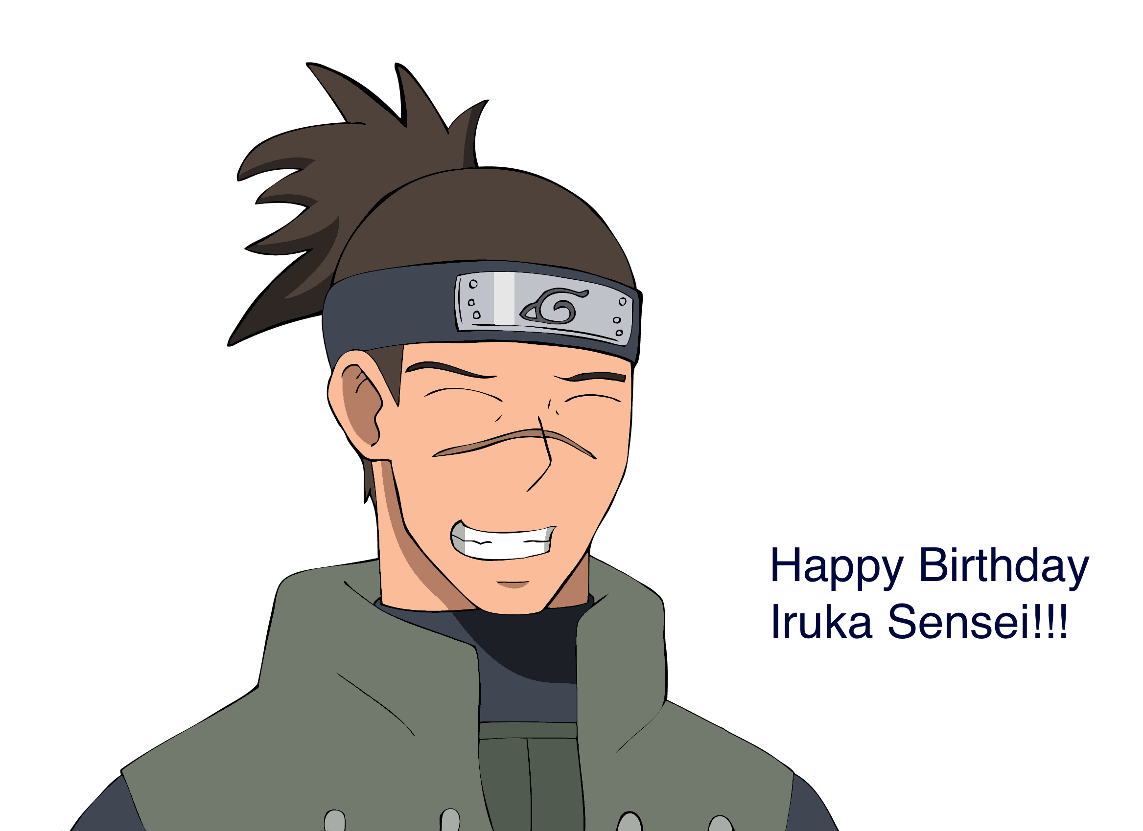 Happy Birthday Iruka Umino : r/Naruto